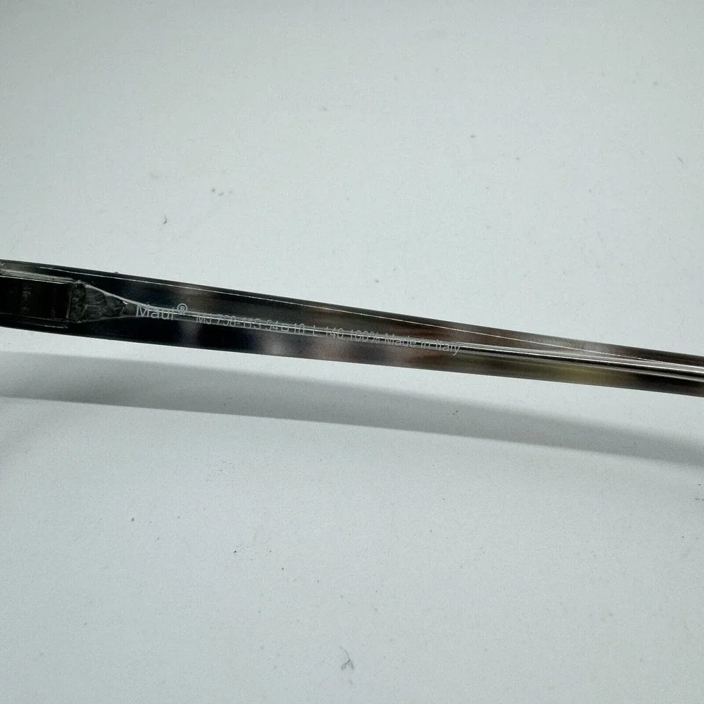 Maui Jim Honi MJ758-11S Sunglasses Gray Cat Eye Frame 54-18-140 Italy H10917‎